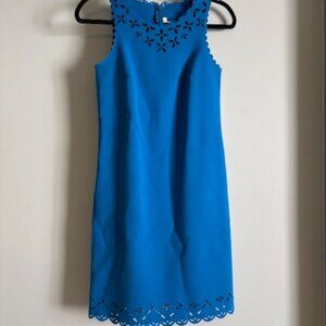 J. Crew scalloped laser cut dress